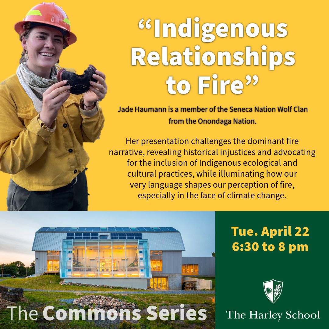 Join us 4/22 at 6:30 for a free talk!

"Indigenous Relationships to Fire"
Jade Haumann's presentation challenges the dominant fire narrative, revealing historical injustices and advocating for the inclusion of Indigenous ecological and cultural practices. 

#ROC