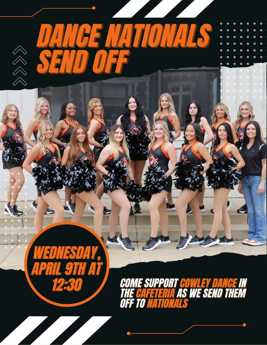 CowleySpirit's tweet image. Help us send off the Tigerettes to Nationals! @CowleyAthletics @CowleyCollege