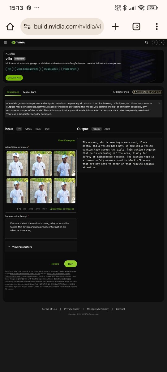Day 18,  Week 4 of the ALX AI Starter Kit! Exploring the world of AI with interesting tools. NVIDIA NIMS - Hands On.  

Vila 🧠 Thank you ALX Africa 🚀

#ALX_AiSK #ALX_AI #alx <a href="/alx_africa/">ALX Africa</a>