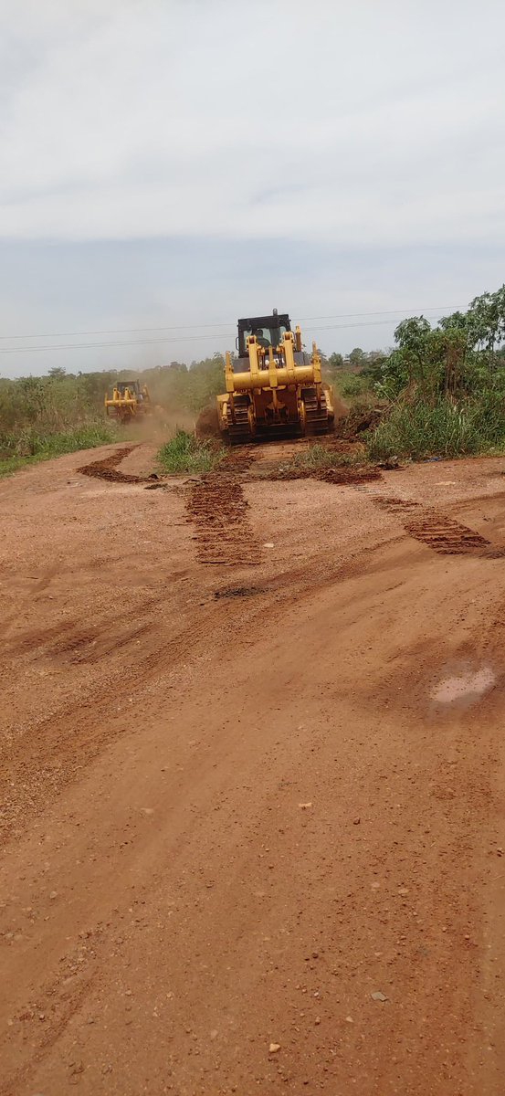 MubrakSeidMP's tweet photo. Reset on course. Construction has begun on the Sunyani Ring Road.  #AbanPapaAba https://t.co/G2xjjEowZU