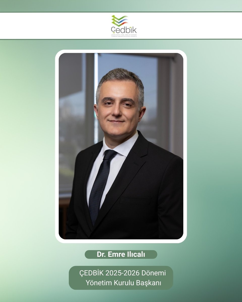 cedbik's tweet photo. ÇEDBİK’in 12. Olağan Seçimli Genel Kurul Toplantısı’nda, sürdürülebilirlik alanındaki katkılarıyla tanınan Altensis Kurucu Ortağı Dr. Emre Ilıcalı, yeni Yönetim Kurulu Başkanı olarak seçildi. https://t.co/MUDlg9pg7m
