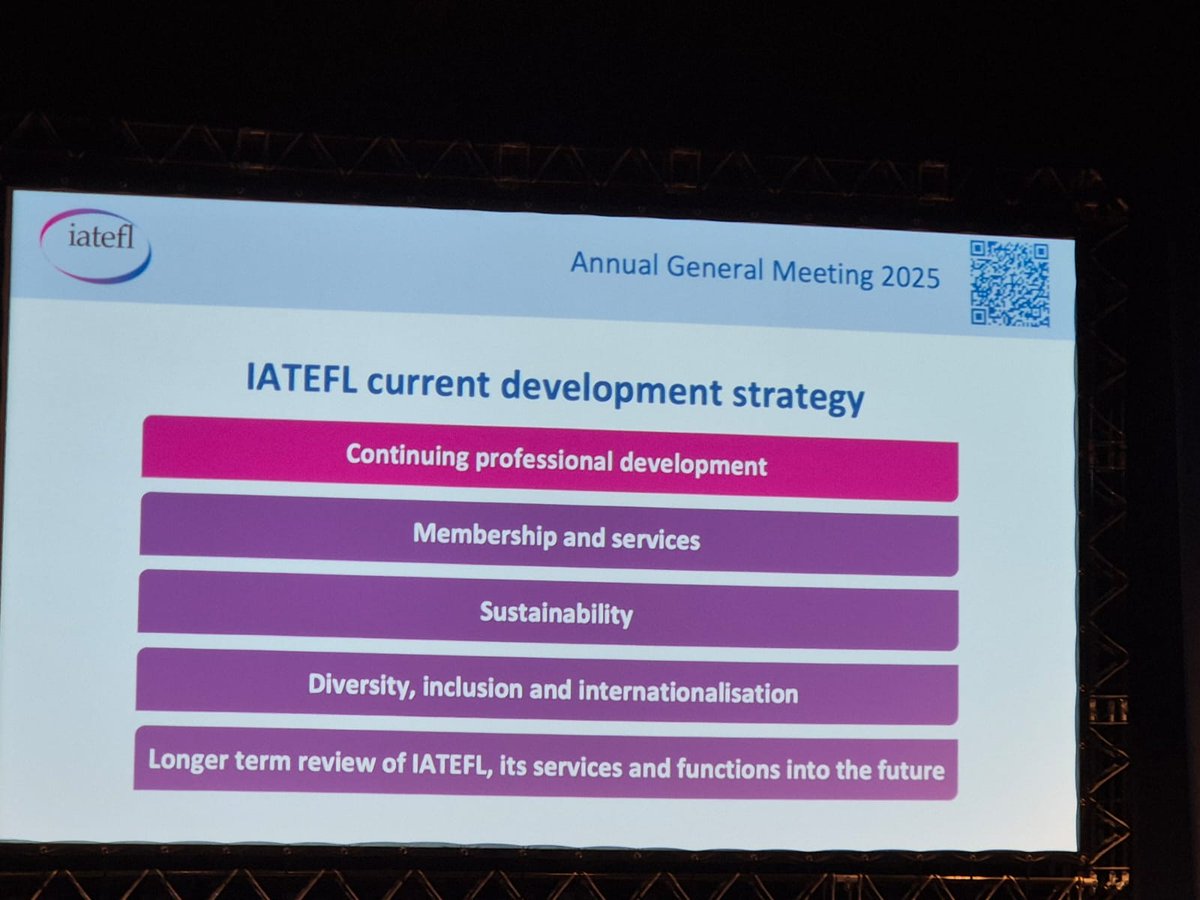 A great Annual Meeting at #IATEFL2025. Thank you 🙏 for sharing the strategy, achievements, challenges...
#inspiring <a href="/iatefl/">IATEFL</a>