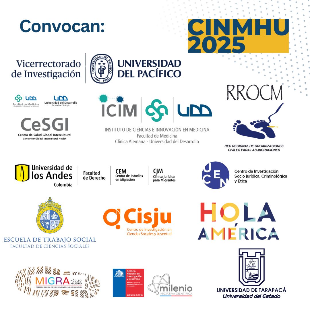 Hoy comienza el #CongresoInternacional sobre #MovilidadHumana2025 en Chile.

Hasta el viernes, se desarrollarán 40 mesas con más de 120 ponencias presentadas por académicos/as que abordaremos los complejos desafíos a los que se enfrenta la temática migratoria en la actualidad.