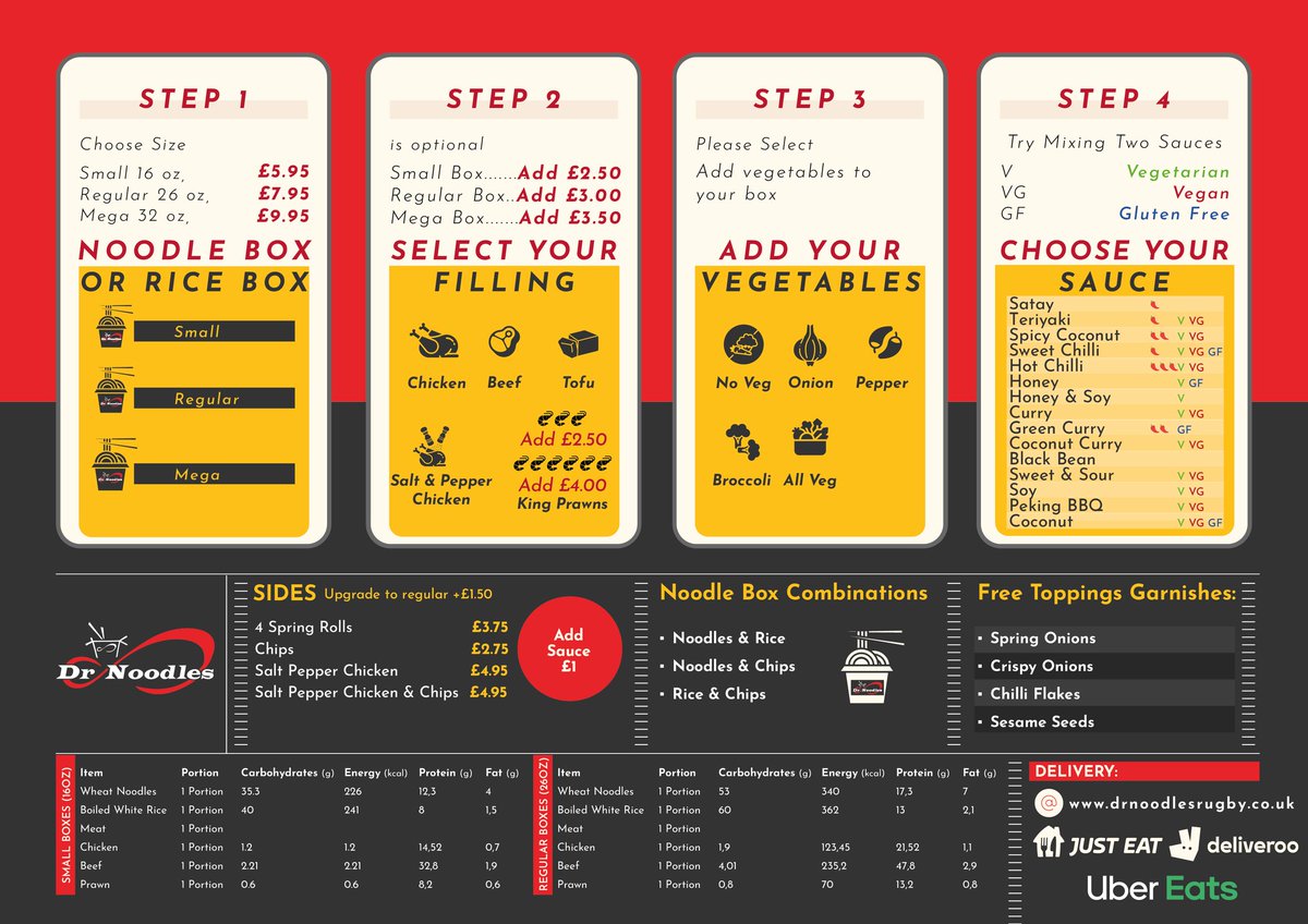 We are delighted to announce Dr Noodles as a new club sponsor for the 2025 season.

Have a look at their menu and plan your next take away! You can find them on Uber Eats, Deliveroo &amp; drnoodlesrugby.co.uk

We really are grateful to Saj and the team for their support of RCC.