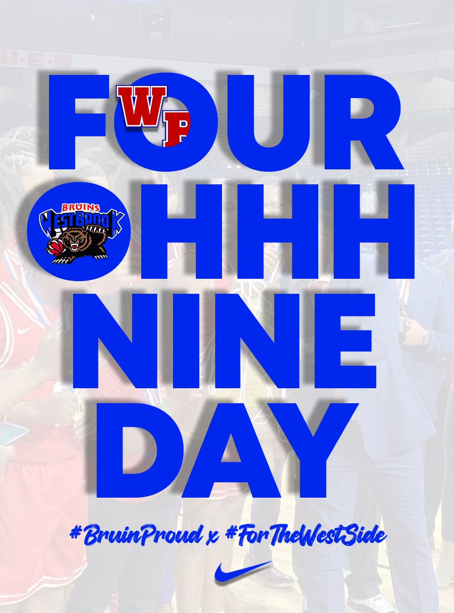 WestBrookHoops_'s tweet photo. Happy 409 Day to the best community out there! Grateful to rep the 409 and feel the love from Southeast Texas every step of the way.
#409Day #BruinProud x #ForTheWestSide β€οΈπ»π https://t.co/5JtrUXorK9
