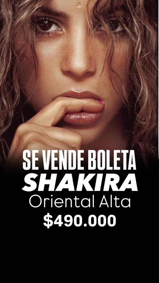 1546311a's tweet photo. Holaaa, estoy vendiendo mi boleta del 13 de abril ✨ https://t.co/floNm4HlxK