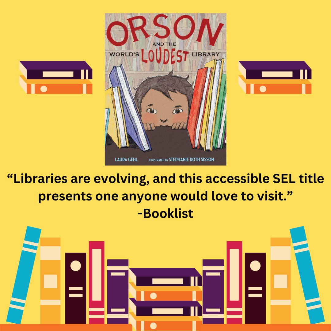 Laura Gehl (@authorlauragehl) on Twitter photo Thank you, <a href="/ALA_Booklist/">ALA_Booklist</a>, for reviewing ORSON AND THE WORLD'S LOUDEST LIBRARY!
Less than a week until this book gets to meet its readers!
<a href="/astrakidsbooks/">Astra Books for Young Readers</a> Thank you, <a href="/ALA_Booklist/">ALA_Booklist</a>, for reviewing ORSON AND THE WORLD'S LOUDEST LIBRARY!
Less than a week until this book gets to meet its readers!
<a href="/astrakidsbooks/">Astra Books for Young Readers</a>