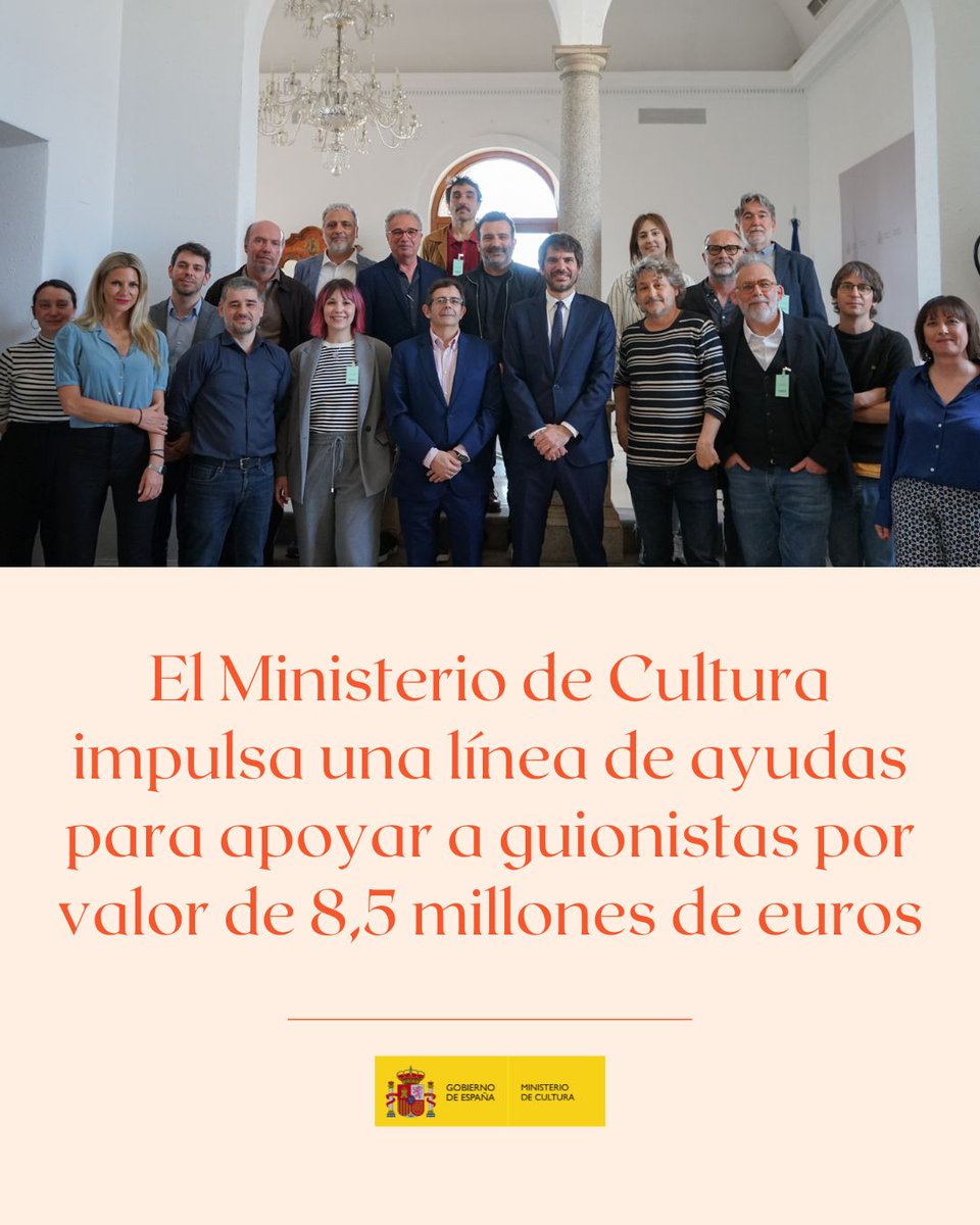 📣 Historikoa!
Kultura Ministerioak 8,5M€ko lerro bat abiarazi du gidoilarientzako laguntzetan 📝🎬
👉Luze eta dokumentaletarako
👉Hizkuntza koofizial eta emakumeentzako laguntzekin
👉AA sortzaileak erabili gabe
🧑‍💼GIDOItik Jorge Guerricaechevarría egon zen.
Gidoiak kontatzen du!