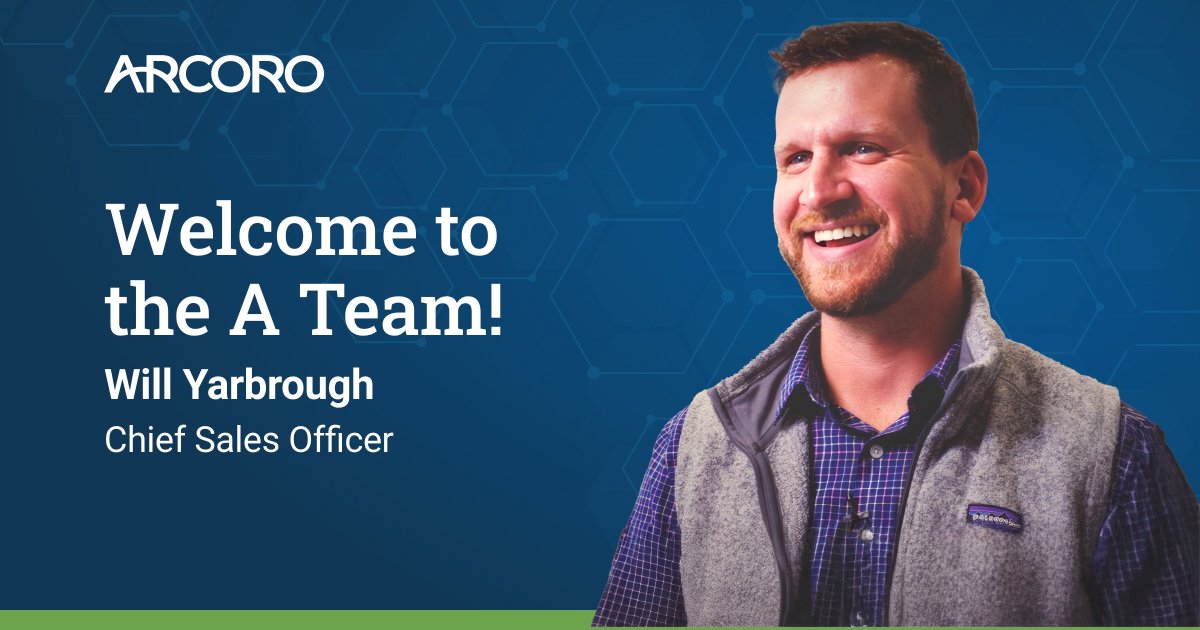 We are thrilled to announce that Will Yarbrough has joined the Arcoro Team as the new Chief Sales Officer! 

Welcome to the team, Will! 
 
Learn more: hubs.ly/Q03gy2Dz0