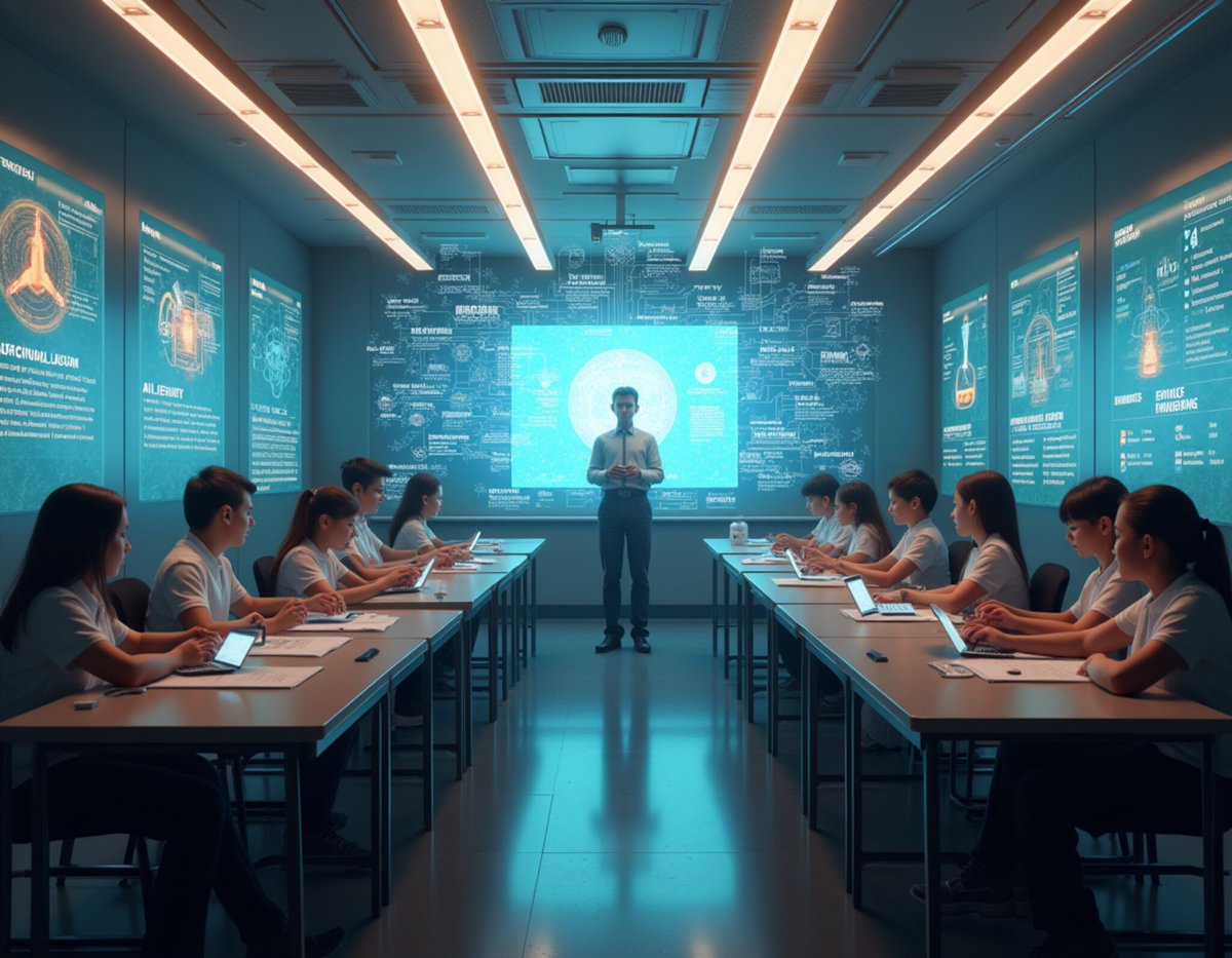 jpguestiphone's tweet photo. AI is transforming classrooms—but is it helping students learn or just making it easier to skip thinking? Educators warn: don’t outsource curiosity. AI should amplify intelligence, not replace it. #CriticalThinking #EdTech #AILiteracy #Education https://t.co/U2E8lYuiqz