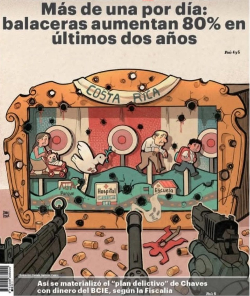 Esta es la CR que nos heredaron PLN/PUSC/PAC y que Chaves no supo "comerse" como bronca mayor que es