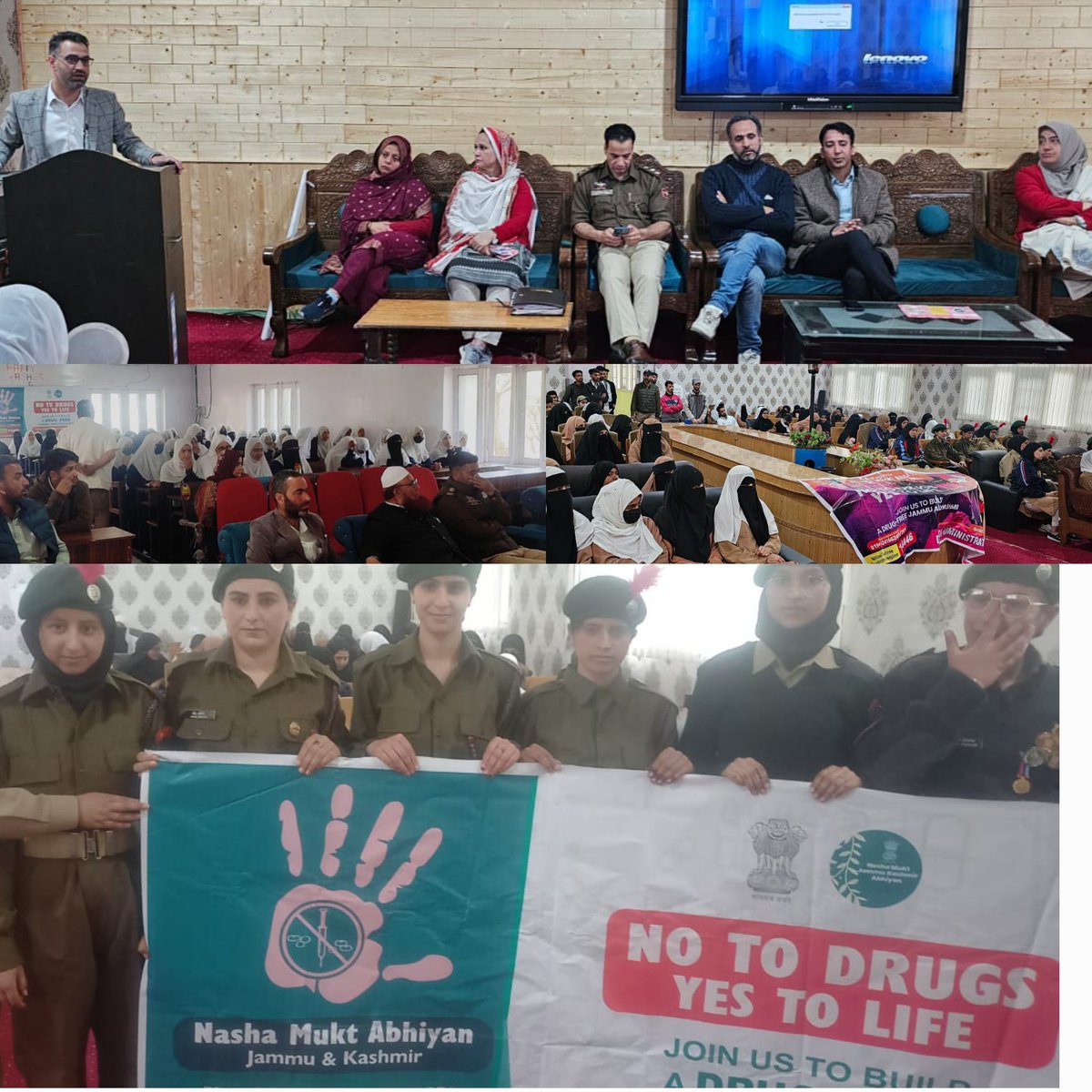ICE Campaign under #NashaMuktJammuKashmir  gains momentum in Ganderbal with awareness camps across schools &amp; colleges. ADC Syed Fahim Bihaqi stresses collective action, education &amp; rehabilitation for a drug-free society. 
<a href="/diprjk/">Information & PR, J&K</a>
<a href="/OfficeOfLGJandK/">Office of LG J&K</a> 
<a href="/CM_JnK/">Office of Chief Minister, J&K</a>
