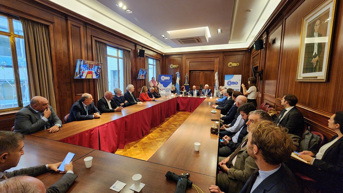 A TRAVÉS DE CAME, ARGENTINA SE INCORPORA A LA RED EUROPEA PARA LA INTERNACIONALIZACIÓN DE LAS PYMES 🌎🇦🇷

✍️ En #CAME se firmó la incorporación de Argentina –a través de la entidad pyme y de la Eurocámara Argentina– a la <a href="/EEN_EU/">Enterprise Europe Network 🇪🇺</a>, una plataforma financiada por la Unión Europea que