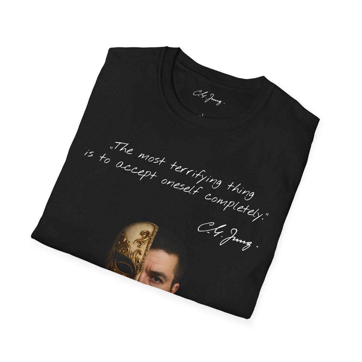 LexShop's tweet photo. "The Most Terrifying Thing" – Limited Edition T-Shirt
https://t.co/Vy11jqnj14

„The most terrifying thing is to accept oneself completely.“
 C.G. Jung

🖤 Unisex fit. 🖤 Ethically made. 🖤 Thoughtfully printed.
"Introversion is not a lack of sociability, but a longing for depth." https://t.co/mq3R7Z9hQz
