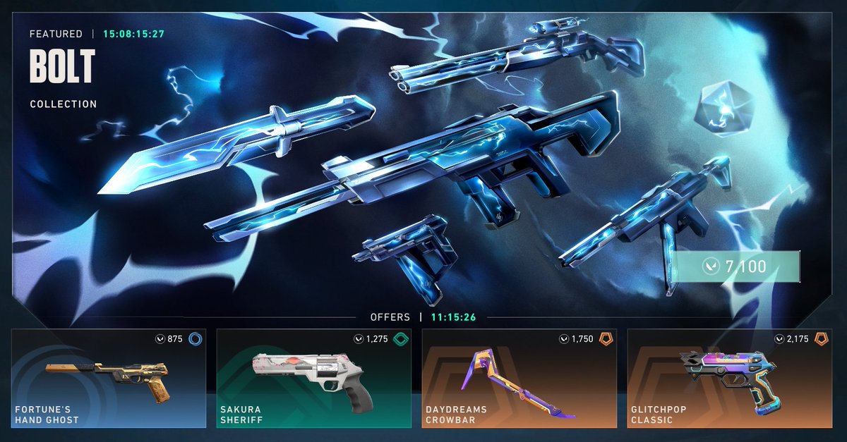 GGGDrops's tweet photo. Checked my Valorant store today (G, the admin here)
Nothing but sadness and budget skins 😔 https://t.co/Jkgvy8KrBw