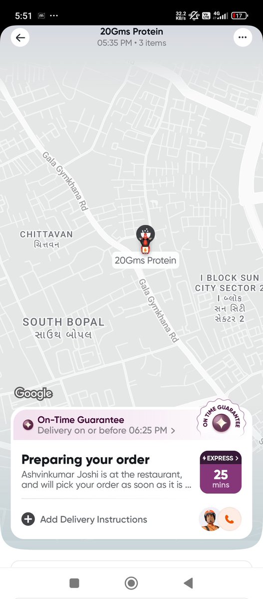 AnishPa79105632's tweet image. @SwiggyCares Distance from restaurant to delivery point is 4.7 km, but app shows 7.1 km to charge ₹78 delivery fee. I’m a Swiggy One Black member & cart value is ₹200+, still being overcharged.Feels like premium members are being cheated.