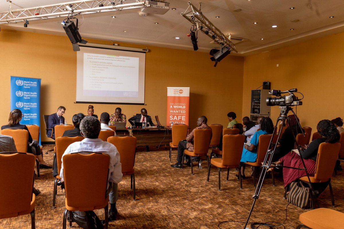 UNFPAUganda's tweet photo. At #ARFSD11 in Kampala, @UNFPA joined partners to advocate for SRHR within the #SDGs. The side event on Sustainable Health Financing for Universal Health Coverage (#UHC) explored innovative strategies to drive long-term health investment amid shifting funding dynamics. https://t.co/nnSmKa5ZIR