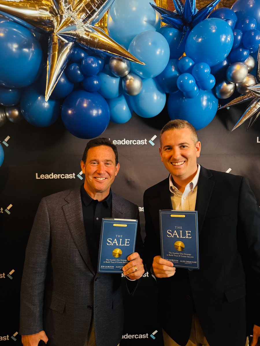 I loved watching my co-author <a href="/JonGordon11/">Jon Gordon</a> crush it on stage at Leadercast in Kansas City!

Jon is one of the best in the business for a reason.

Awesome event—I can’t wait to attend Leadercast again next year!