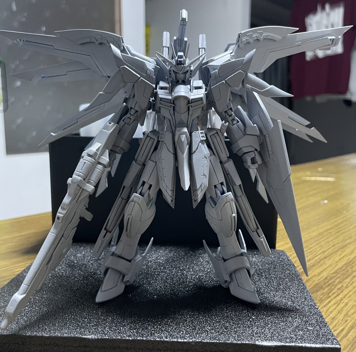 ab170017's tweet photo. 現在製作中、ガンプラ初ミキシング作品。サフかけやっと終了、思ったより良くできてる^_^
塗装がんばろ（＾ν＾） https://t.co/NFVREBhtRQ