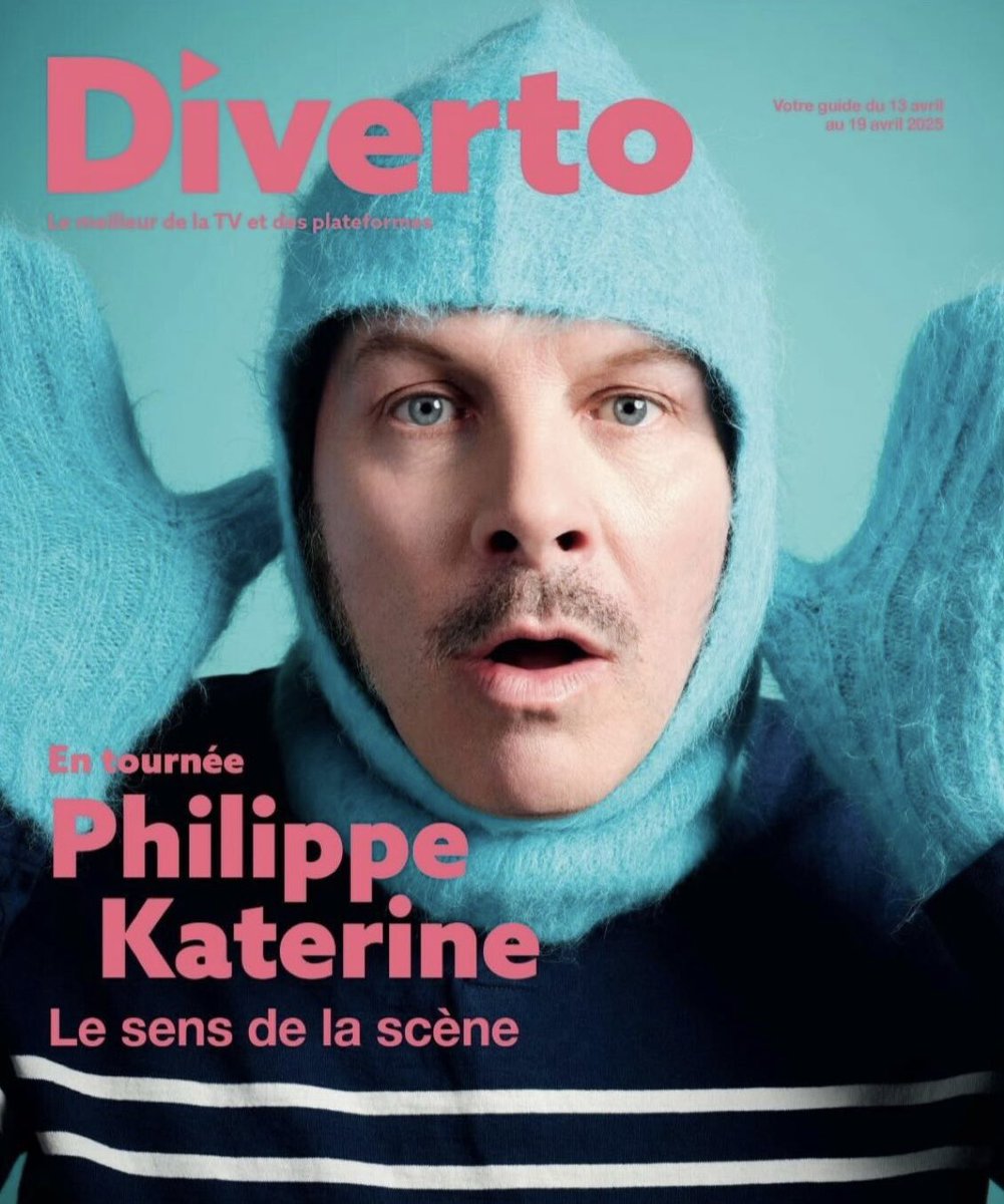 operator_'s tweet image. L’incroyable Philippe Katerine est en couverture de Diverto cette semaine ✨🤩