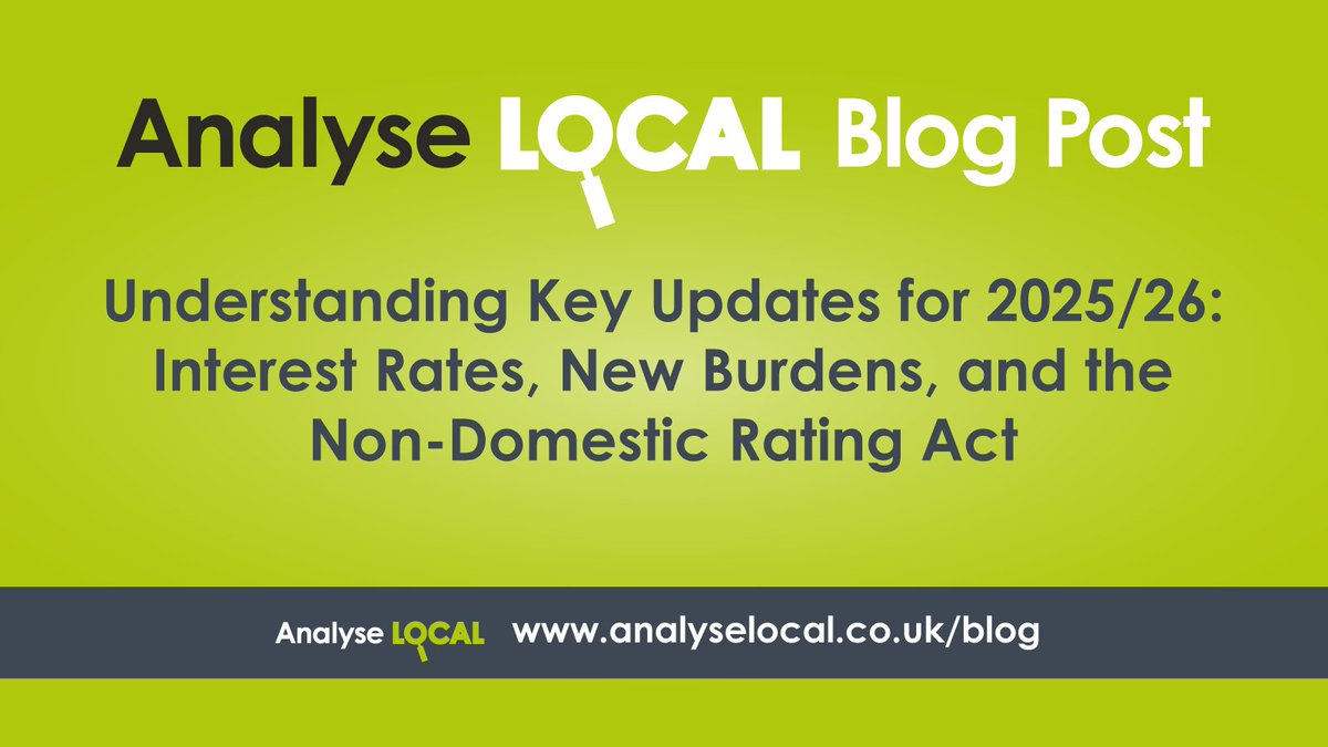 AnalyseLOCAL's tweet photo. As we move into the 2025/26 financial year, our VRM team have put together a blog on several key updates that have been released which will impact Billing Authorities and ratepayers alike. You can read our blog here.

https://t.co/M0JK03iZsX https://t.co/eMeFjPui5L