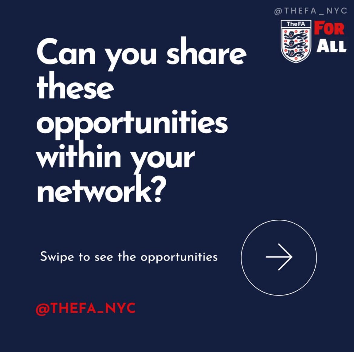 TheFA_NYC's tweet photo. 🚨 Do you know someone who would be a great fit?

Mentor Application 👉 https://t.co/UqjLgXwrnc

FALA Participant link 👉 https://t.co/6z0tQeWeyd https://t.co/rlh3FEls73
