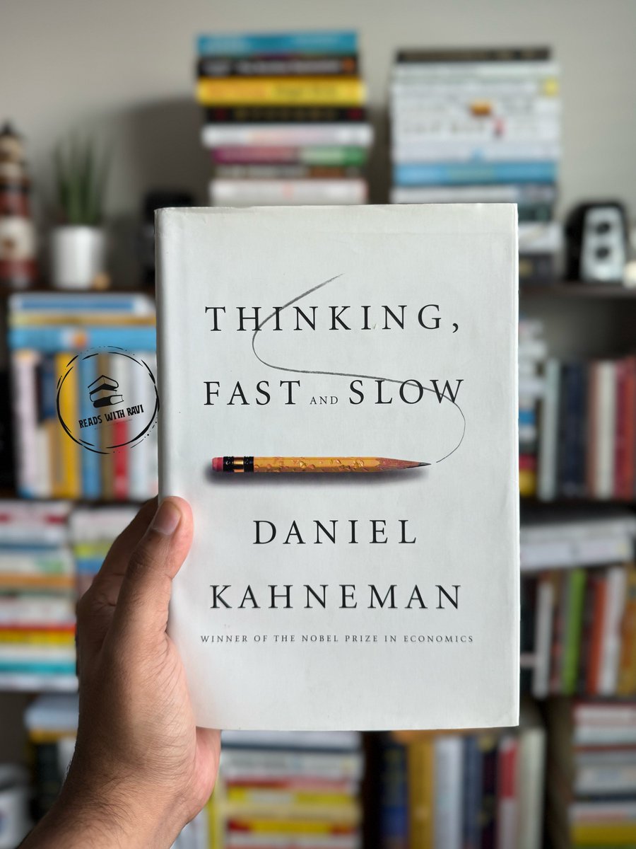 readswithravi's tweet image. 5 Books That Will Help You Cultivate A Clear Mind: 

1) Thinking, Fast and Slow by Daniel Kahneman 

An essential read. It is one of the greatest and most engaging collections of insights into the human mind.