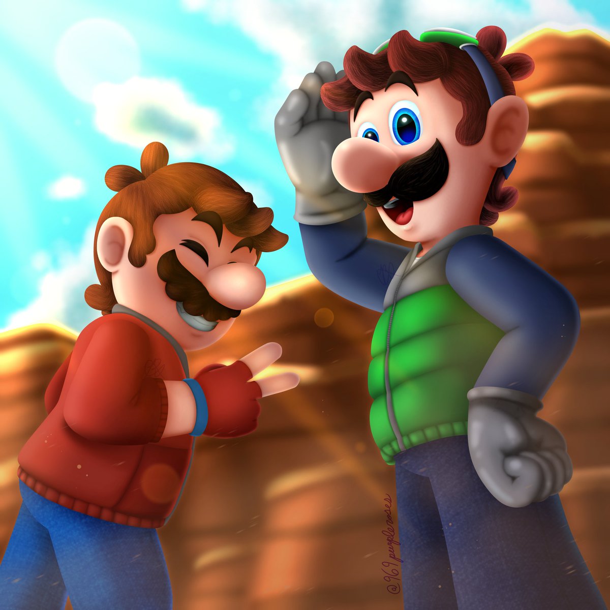 969purpleroses's tweet photo. ❤💚🏎🏁See ya at the track!🏁🏎💚❤
~~~~~~~~~
FINALLY!!! AFTER 3 DAYS OF WORKING ON THIS (and ignoring my pookie, sorry pookie) I FINALLY FINISHED IT! I'M SO HAPPY!!! 
~~~~~~~~
Tags:
#mario #luigi #mariokart #mariokartworld #mariokartworldfanart #mariofanart #luigifanart https://t.co/ya8TCF81pZ