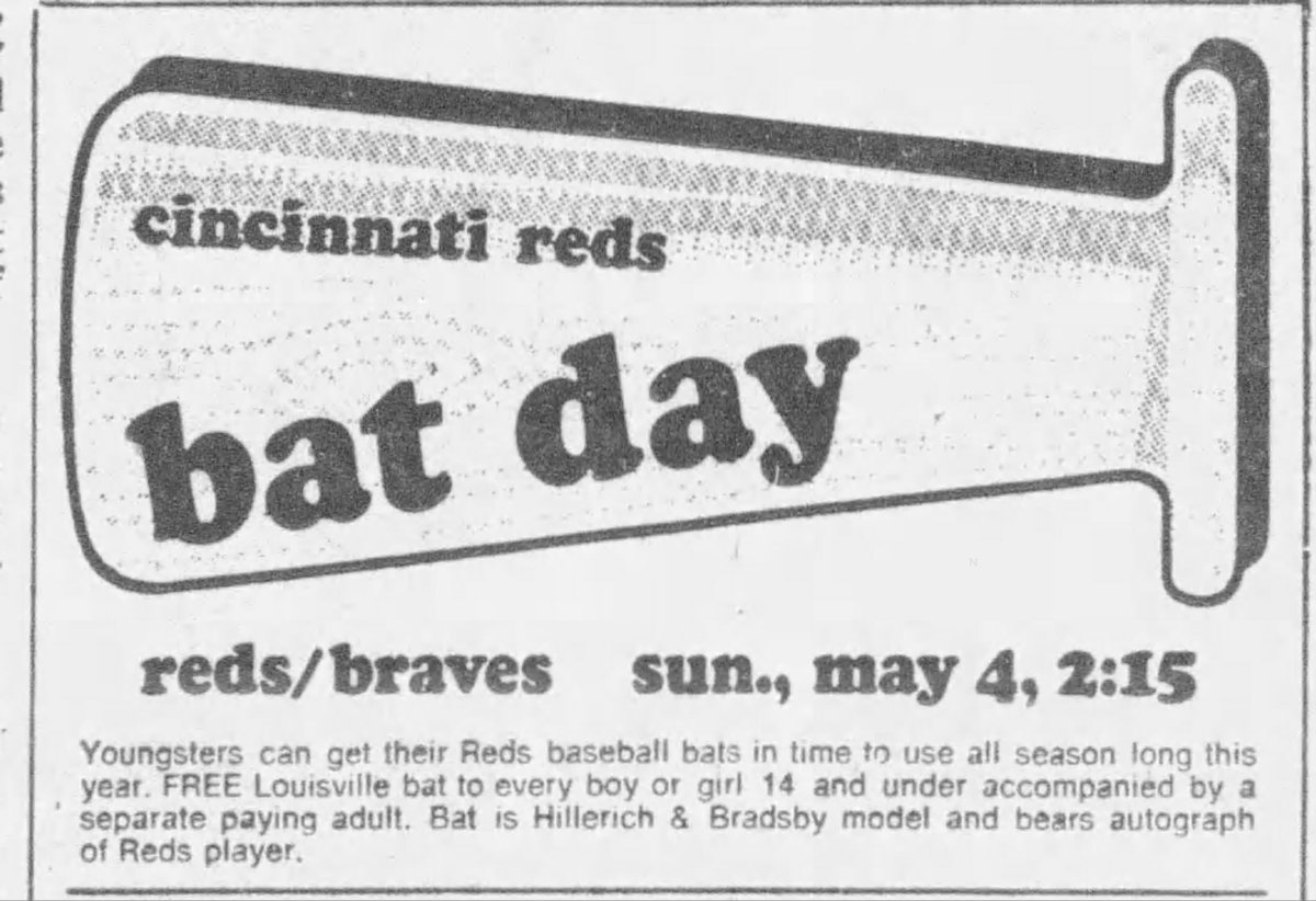 Most of our troubles began when teams stopped doing Bat Day, because we as a society proved we couldn't be trusted to not be asshats.
