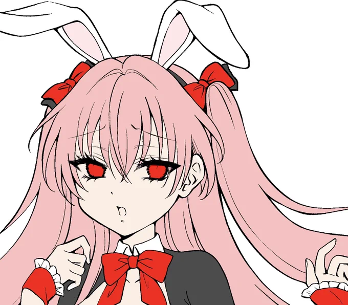 Skeb用のちゃん進行中です。チラリ 