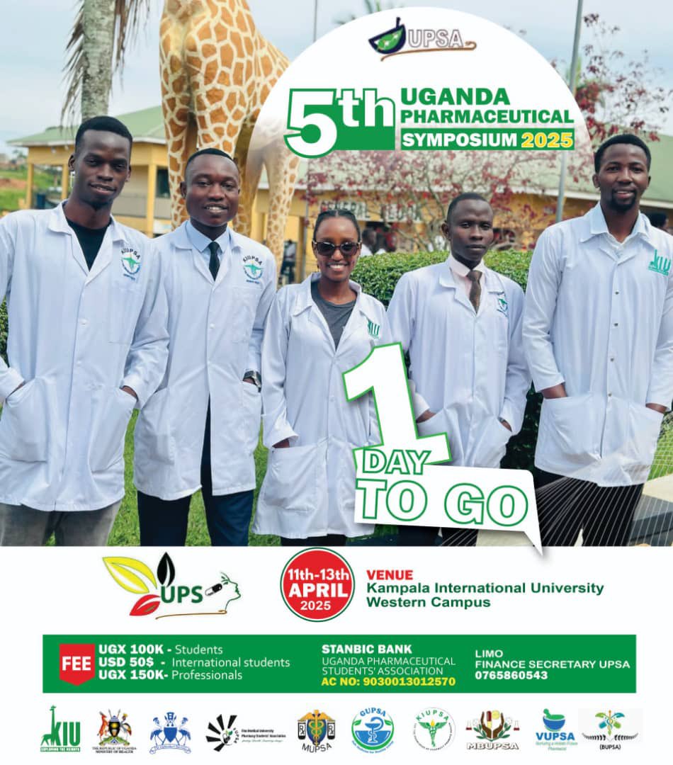 _Final Reminder! 📣_ _
Only 1 Day Left! ⏰_ Don't Miss Out! 🚨 Subscribe to the Uganda Pharmaceutical Symposium before the deadline 
#ugandapharmaceuticalsymposium2025