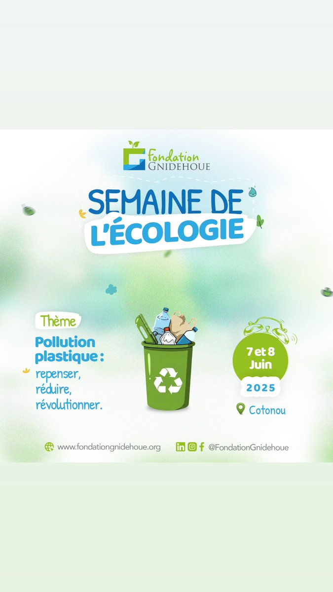 La pollution plastique demeure un sujet d'actualités malgré les initiatives écocitoyennes mises en œuvre pour l'endiguer.👇🏾
#SemaineEcologie