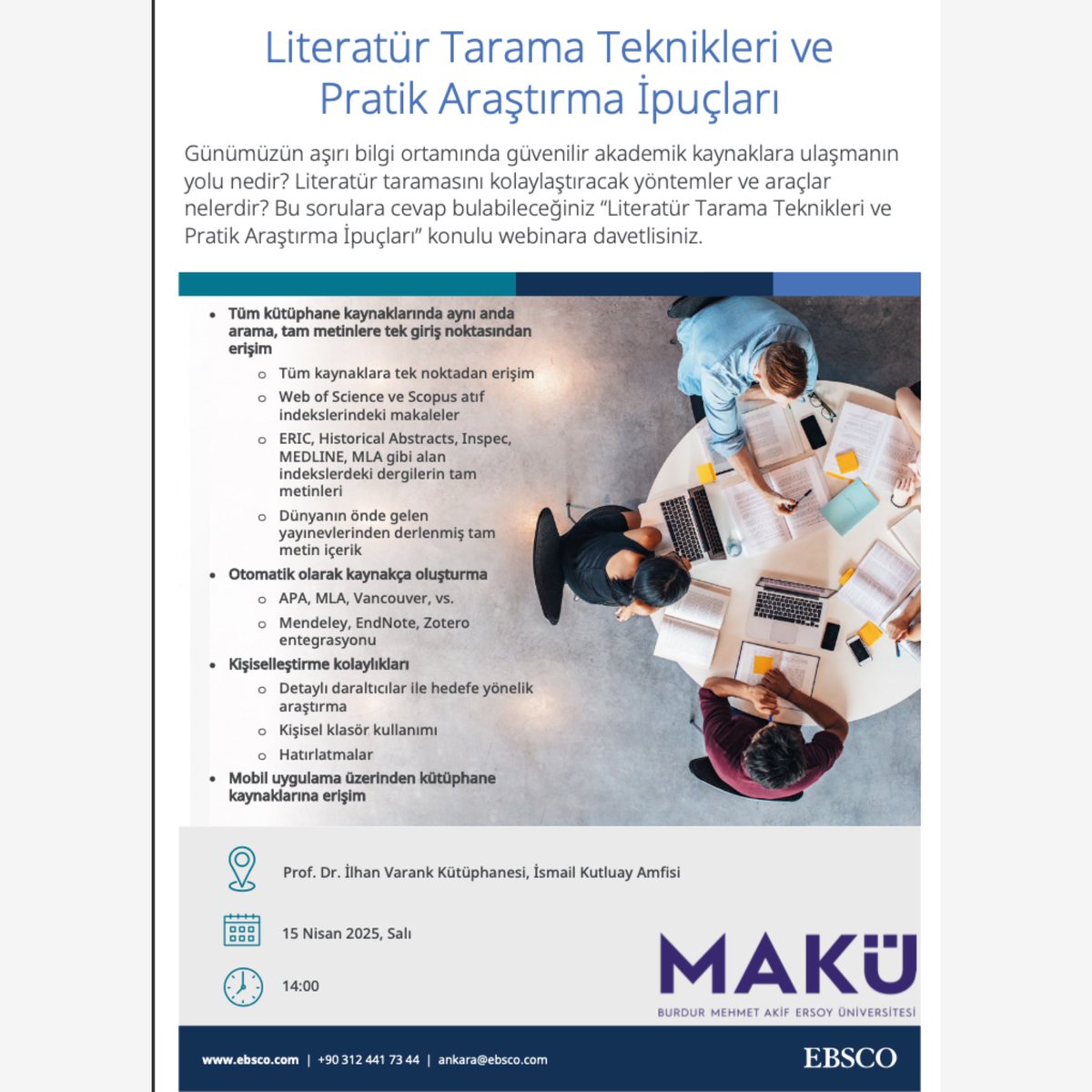 MAKÜ Prof.Dr. İlhan Varank Kütüphanesi (@makukutuphane) on Twitter photo 