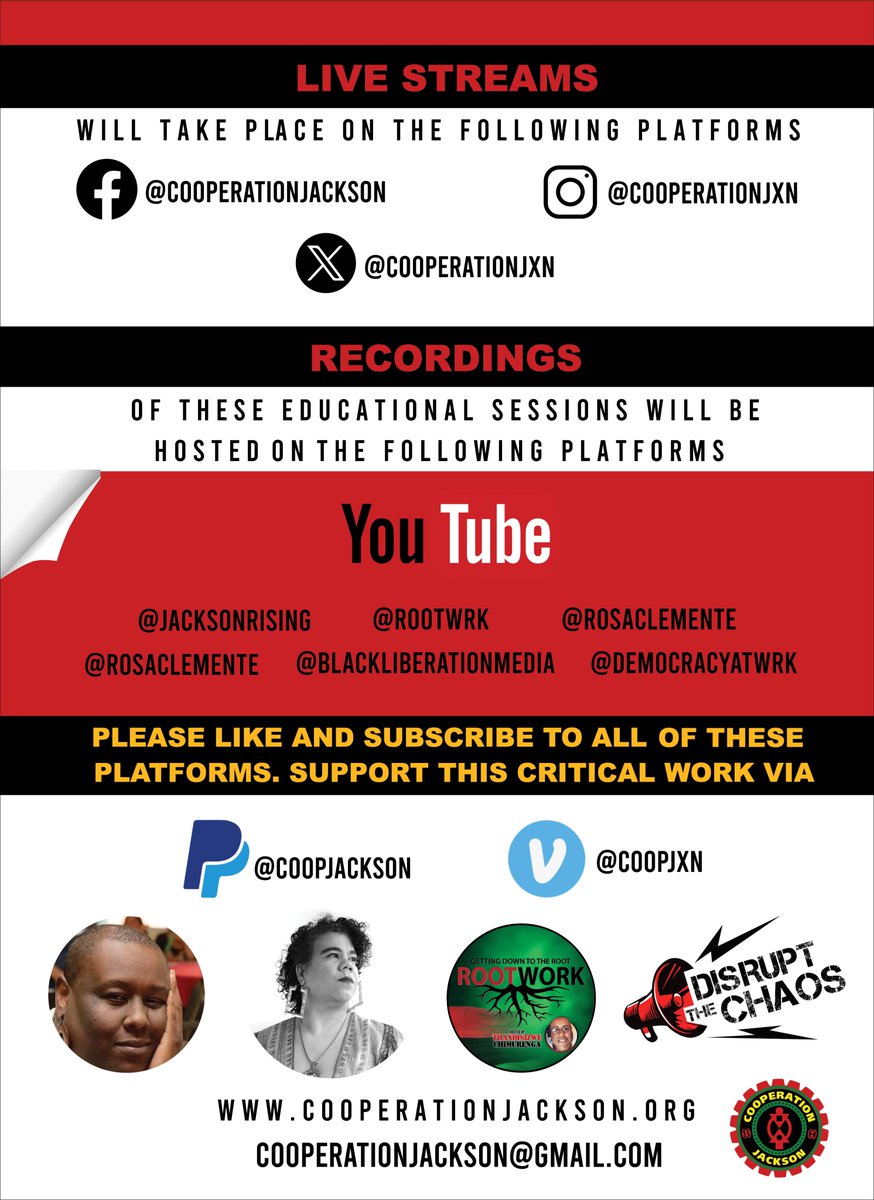 Kali_Akuno's tweet photo. Mark your calendars and join us Tuesday, May 13th for Part 4 of the #BuildAndFIght Formula series. Spread the word. #GetOrganized #BuildTheAlternatives https://t.co/5AY3dOAIP4