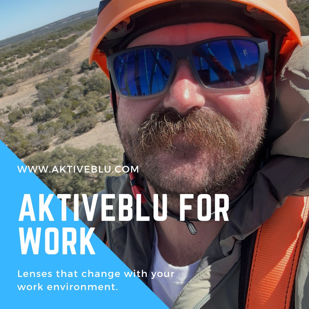 Do your work lenses adapt to your work environment? Visit aktiveblu.com to explore our lenses! Available in prescription Z87 safety frames with top-notch customer service. Proudly made in Alabama.

#picoftheday #sky #outdoorlife #hike #instagram #fish #trekking