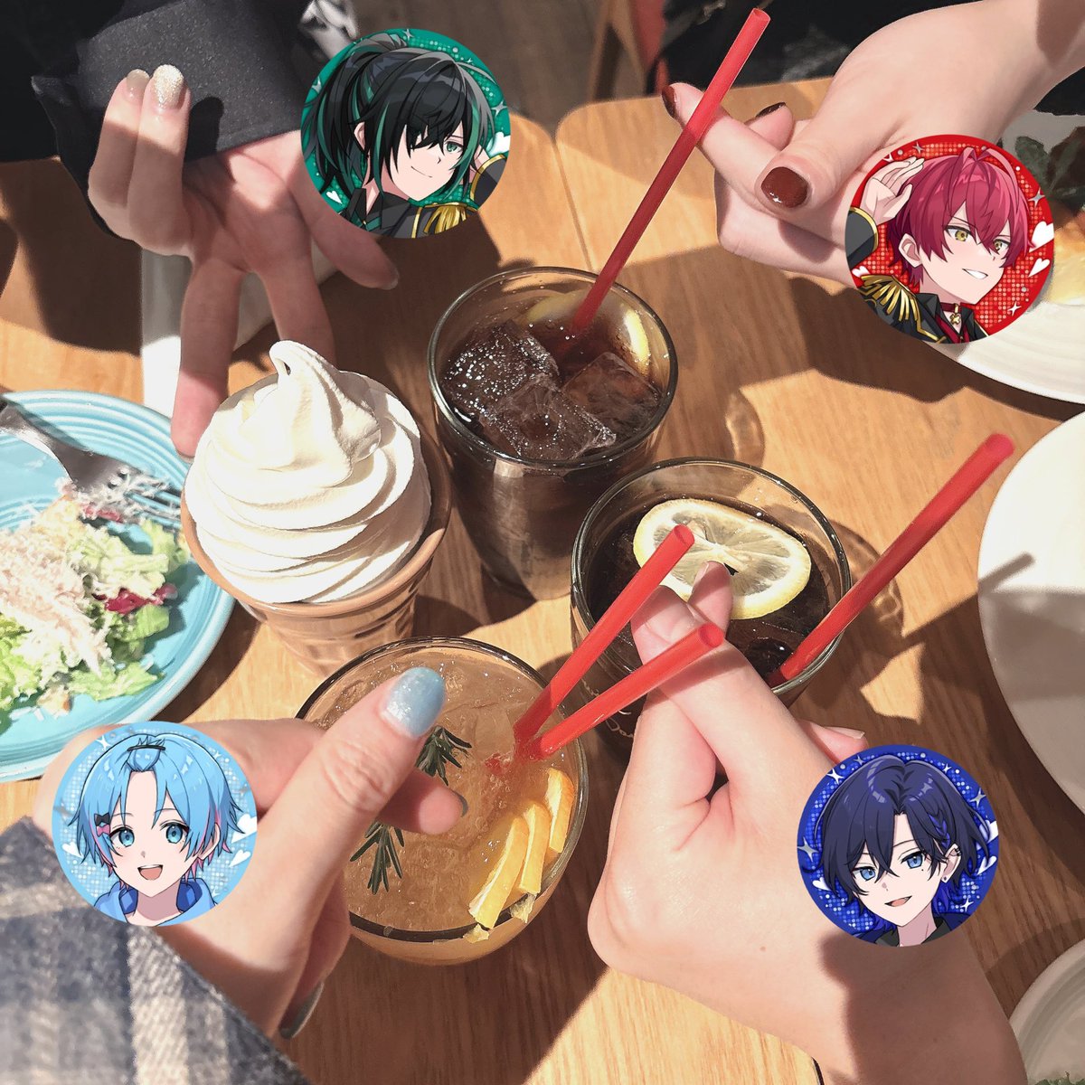ばぁうさんとしゆんさんに たちばなくんとご飯に連れてっていただき