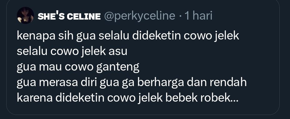 herlavendre's tweet photo. @regardkaijin Wkwkwkw😭😭 org2 knapasi anjir pada ke trigger... chillll everyoneeeeeeeeeeeeeeeee https://t.co/ZHIXtBOsoe