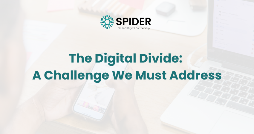 spider_HEU's tweet image. Despite 92% mobile network coverage, 2.5B people still lack internet access—limiting education, opportunity, and economic growth.
At SPIDER, we believe #connectivity is the bridge to a more inclusive future. 🚀 Dive in: bit.ly/3QmJN7T#Digita… #SPIDER #EULAC