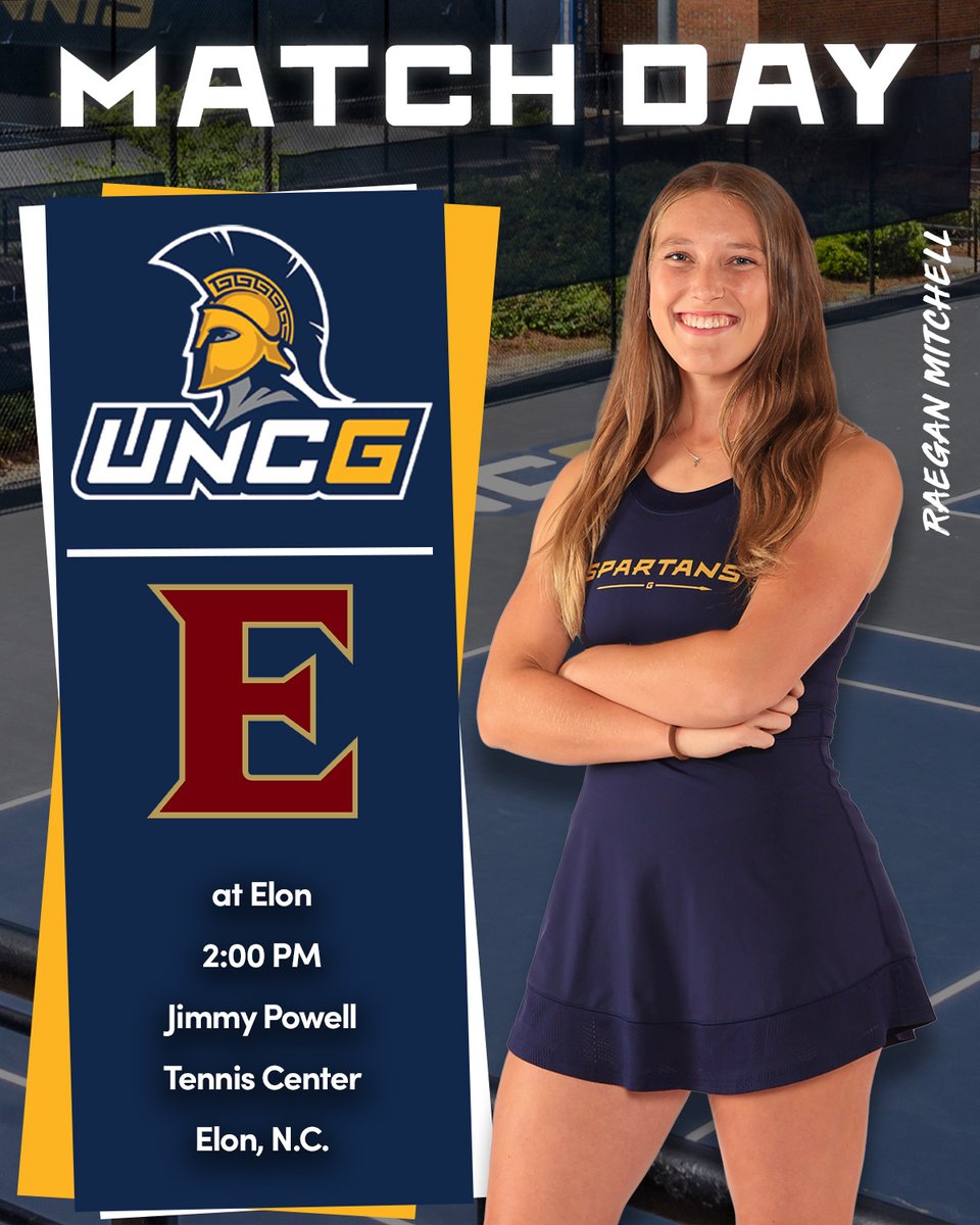Triad Showdown in Elon! 🤩

🆚 Elon
🕑 2:00 PM
📍Elon, N.C.
🏟️ Jimmy Powell Tennis Center
📊 go.uncg.edu/elonwten

#letsgoG