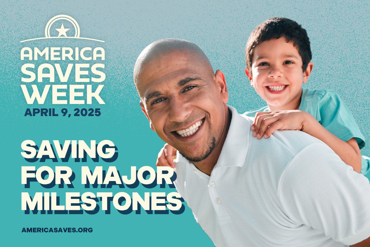 BankOnRV's tweet photo. It’s no doubt that saving for competing priorities can feel overwhelming! Today is day 3 of #AmericaSavesWeek and we’re focusing on saving for major life milestones while not abandoning your other financial needs or wants. #ASW2025 @AmericaSaves 

https://t.co/IQQGvDw4ds https://t.co/9klnQy65Cm