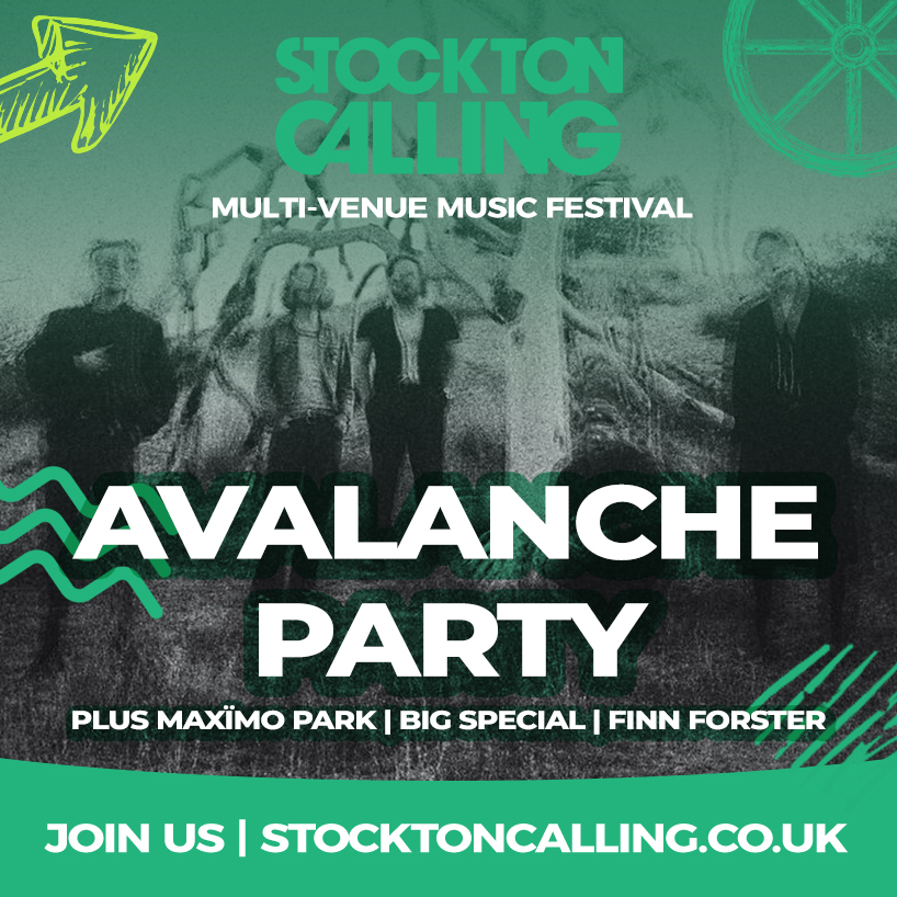 georgian_stcktn's tweet photo. The penultimate act of our @StocktonCalling stage on Saturday 19th April is North Yorkshire's guns-a-blazing garage-punks @avalanche_party.

🎶https://t.co/liPLPPTjPy
🎟 https://t.co/5lCnbb3BHs https://t.co/kFUBhnXu1N