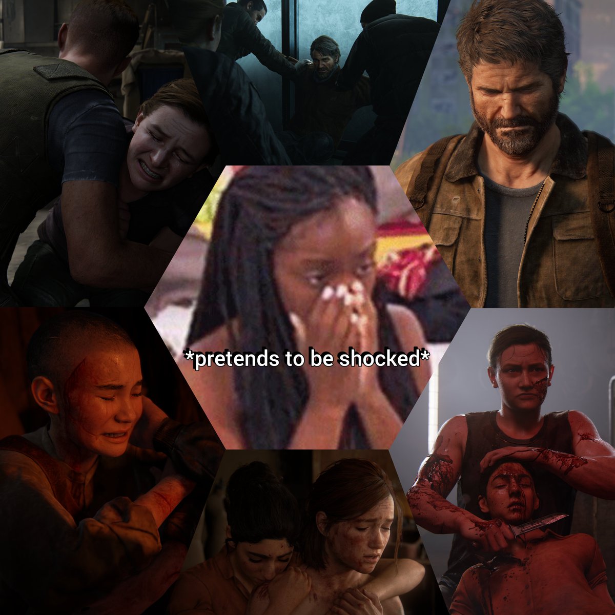 LukeKasinger's tweet image. Watching The Last of Us Season 2 be like 😭😭