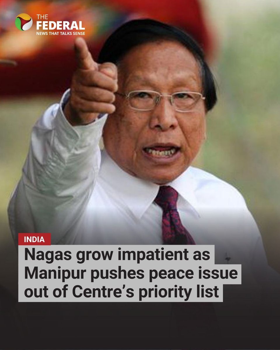 TheFederal_News's tweet photo. 27 Years, 600+ Talks & No Resolution: The #NagaPeaceProcess remains in limbo, as the Centre's focus shifts to managing the #ManipurCrisis, writes @samirpurkayast1
#Nagaland #BJP #NarendraModi
Read more: https://t.co/ft5TAwQtzg https://t.co/PupadVNlqo