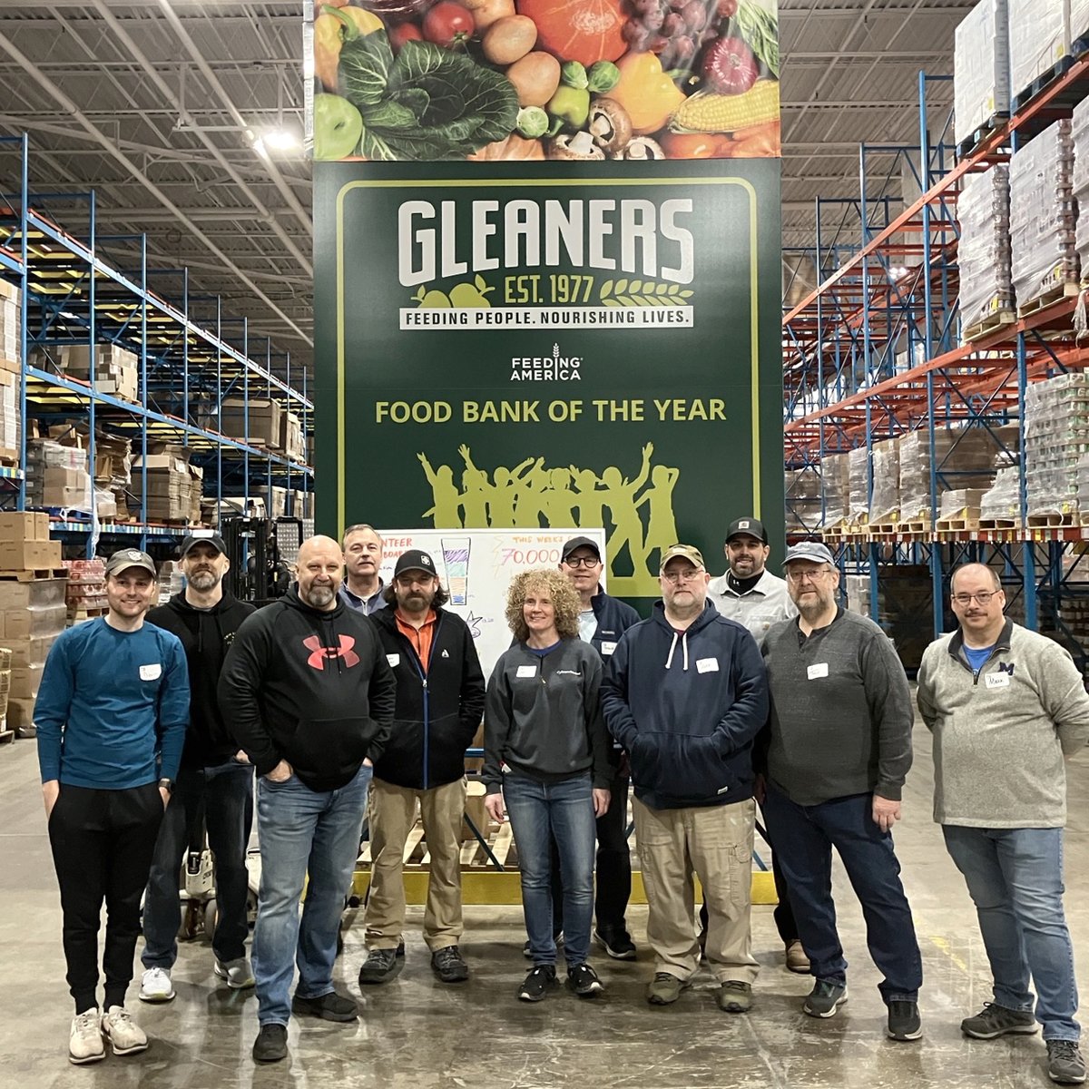 CooperStandard's tweet photo. Our incredible volunteers from the sealing and program management teams in SE Michigan came together to make a difference at @Gleaners Community Food Bank!

Together, we packed an amazing 15,416 pounds of food, providing 12,332 meals for our neighbors in need. With the support of organizations like Gleaners, we can distribute over 50 million pounds of food to those facing hunger in our community. A huge thank you to everyone who participated in this meaningful effort!

#CooperStandardCares