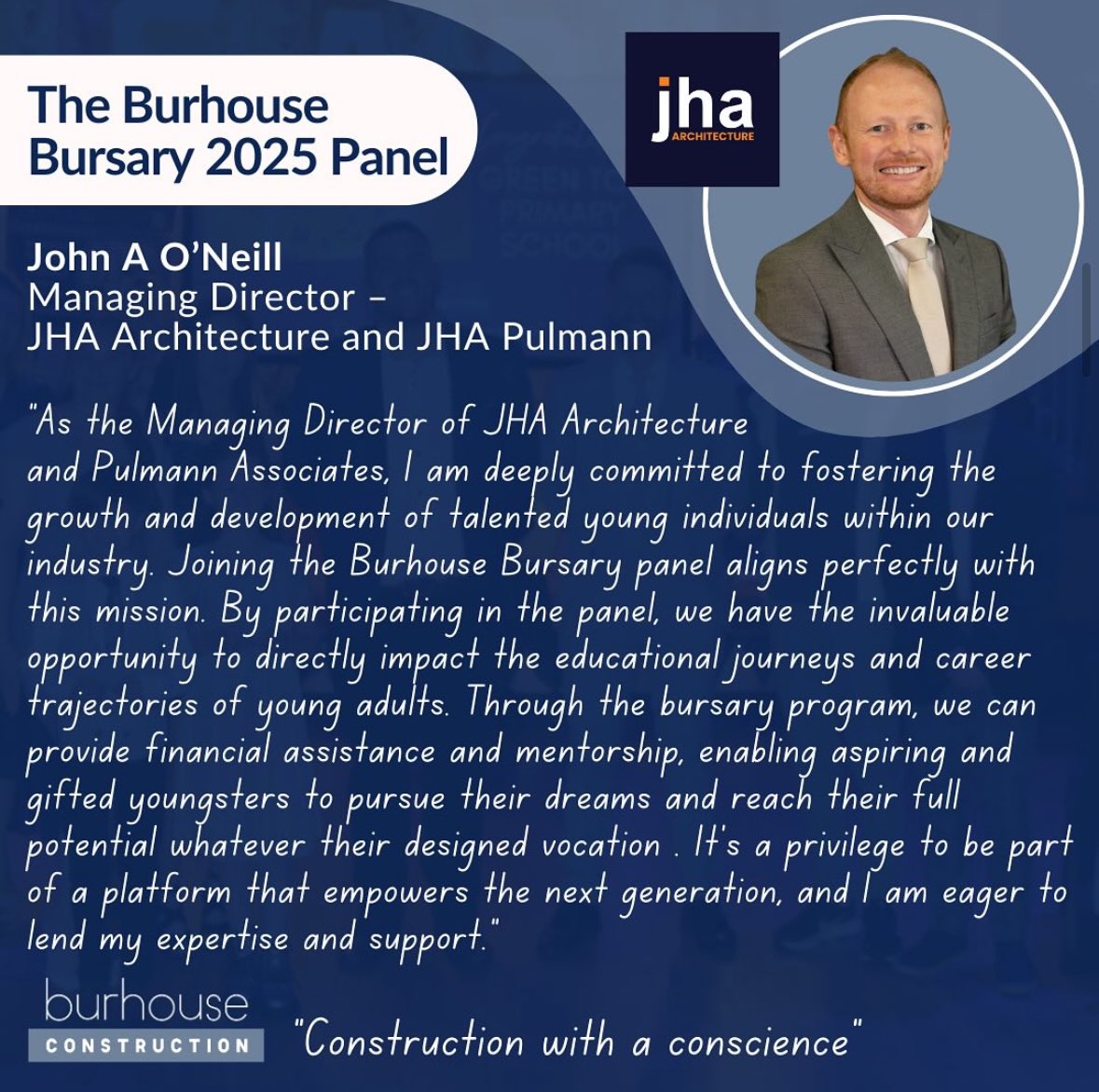 BurhouseConst's tweet photo. 1/2 Meet some of our Bursary Panel 2025… 

A team of dedicated individuals, our panel is committed to creating opportunities for aspiring young people. 

https://t.co/Bcsx9z5Q3S 

#bursary #burhousebursary #burhouseconstruction #constructionwithaconscience https://t.co/dwgSGG0tEc