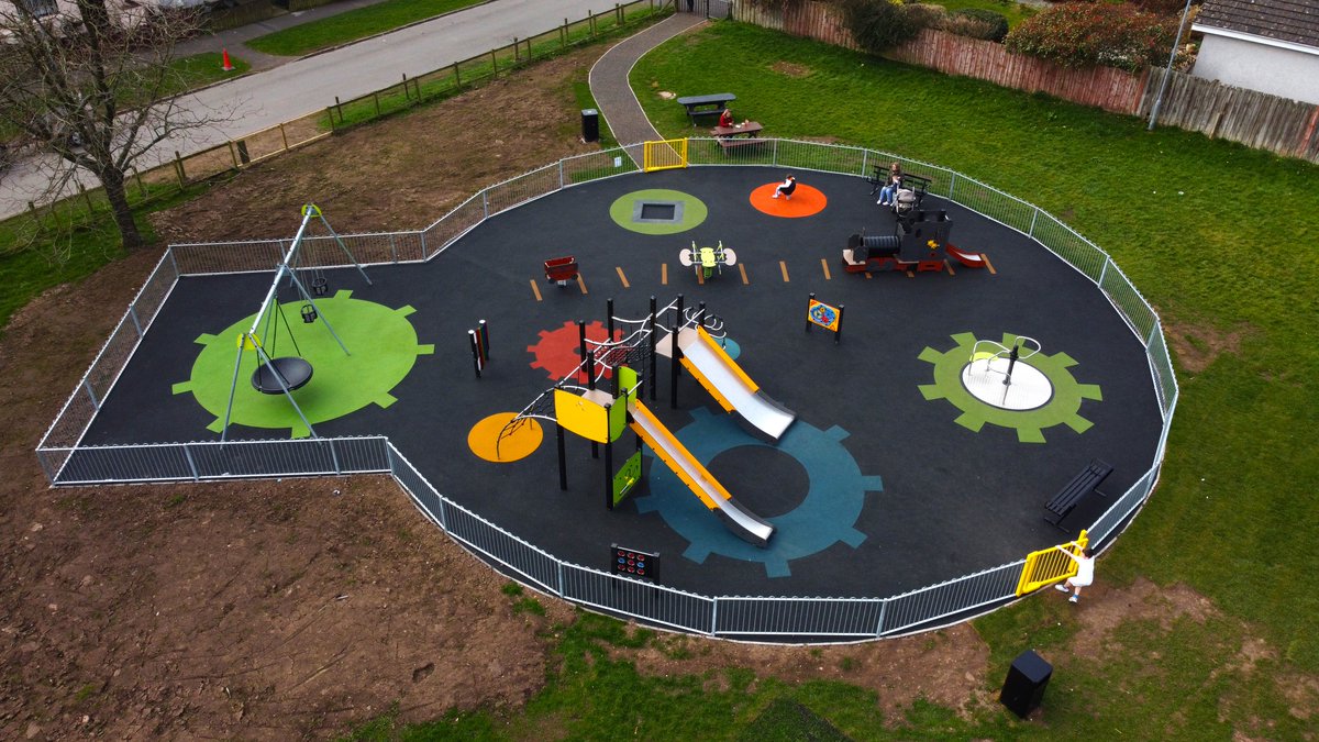 RTC_Safety's tweet photo. Check out our recent #WetPour and #EnviroPave installation at Eastriggs Park, Scotland, on behalf of @Proludic.

#Playgroundsurfacing #SafetySurfacing  #WetPour #NewInstall #NewPlayground #SafetyFirstAdventureAlways #EnviroPave #PathwayToPlay #SlipResistant #AllWeatherSurfacing https://t.co/xs0DlwbRxO