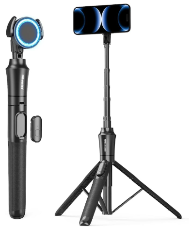 ElectronicsSer2's tweet image. UBeesize 72'' Magnetic Tripod for iPhone with Remote, Extendable Cell Phone Tripod Stand, Compatible with MagSafe, Selfie Stick Tripod for iPhone
buy now : amzn.to/4jlu7yB
#amazon #SelfieStick #MagneticTripod #UBeesize72 #TripodStand