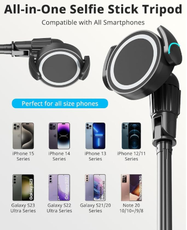 ElectronicsSer2's tweet image. UBeesize 72'' Magnetic Tripod for iPhone with Remote, Extendable Cell Phone Tripod Stand, Compatible with MagSafe, Selfie Stick Tripod for iPhone
buy now : amzn.to/4jlu7yB
#amazon #SelfieStick #MagneticTripod #UBeesize72 #TripodStand