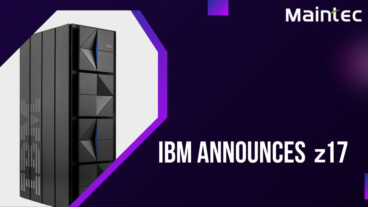 Maintec_Tech's tweet image. IBM unveiled the IBM z17®
With a powerful #AI infrastructure, quantum-safe security, and enhanced performance, the z17 is designed to help enterprises unlock real-time insights while safeguarding their most critical data.
newsroom.ibm.com/z17
#mainframe #ibmmainframe #z17
