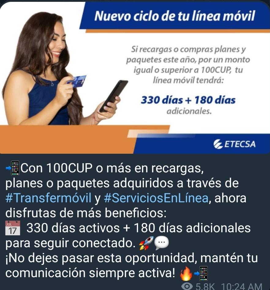 #EtecsaConCuba #EtecsaTeAcompaña <a href="/daniselsn/">Daniselsn</a> <a href="/NiurkaO1/">Niurka Guerra de la Osa</a> <a href="/leydanis94343/">leydanis Perez</a> <a href="/michelroal1/">michelro.al</a> <a href="/WilfredoEtecsa/">wilfredo Etecsa</a>